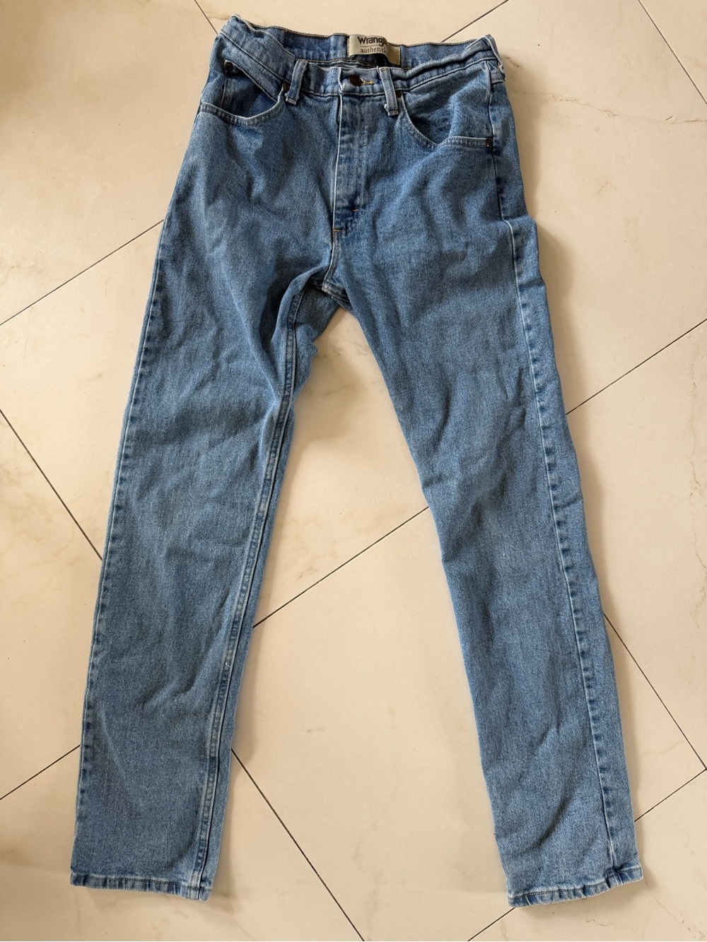 Wrangler Men’s Blue Slim Straight Jeans